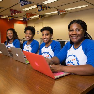 Members of the student team that created Virtual Traffic Stop