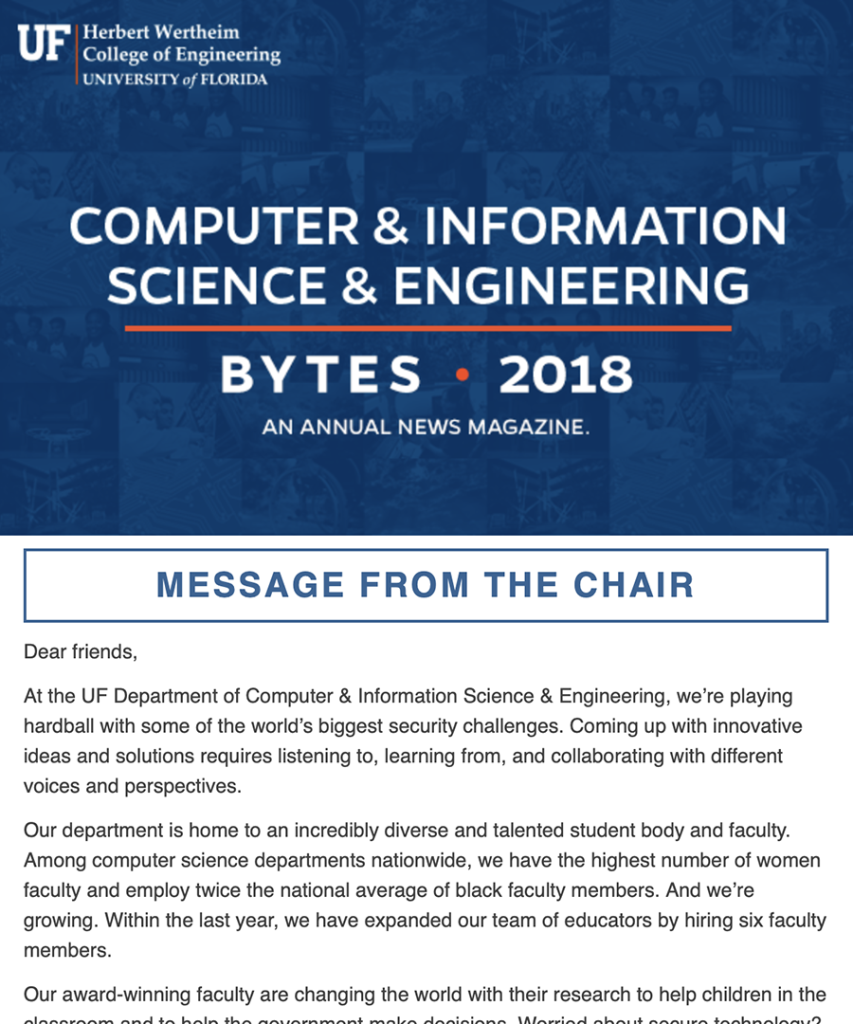 CISE 2018 Newsletter
