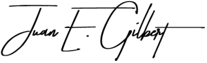 Juan E. Gilbert Signature