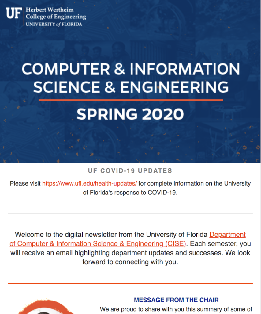 Spring 2020 Newsletter