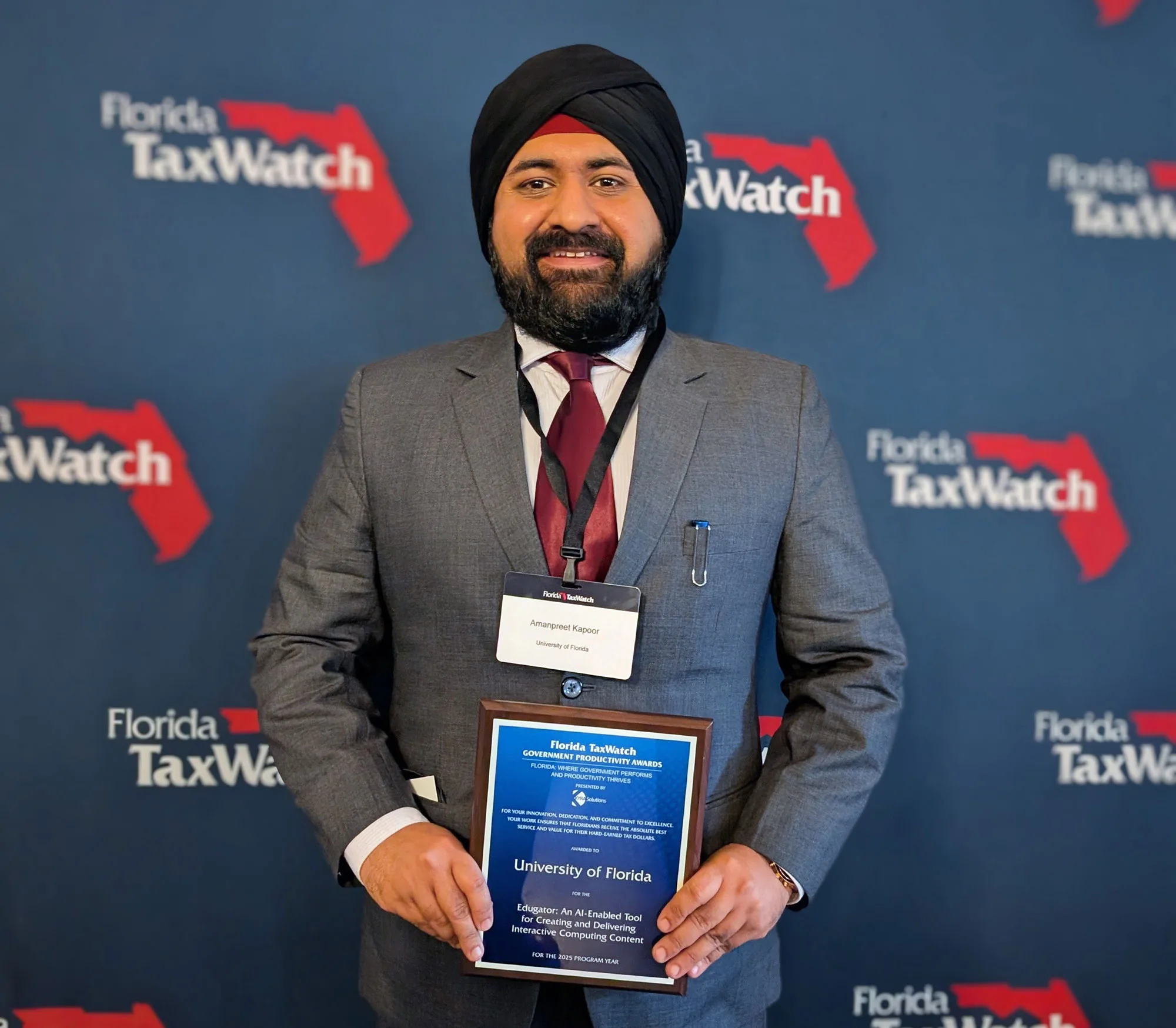 AI-enabled Edugator tool wins 2025 Florida Government Productivity Award  