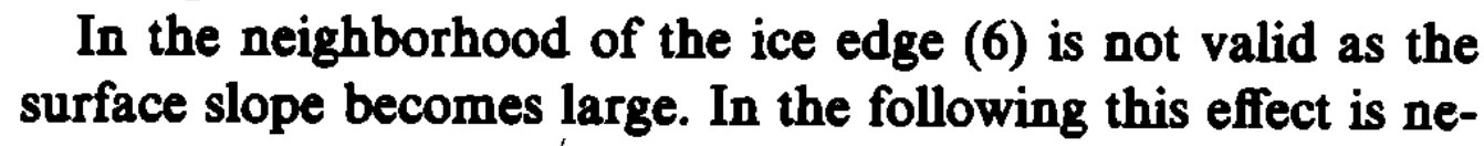 Halfar Small Ice Approximation Quote